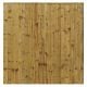 Green pressure-treated closeboard fence panel
