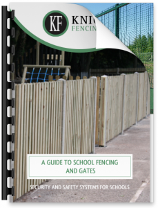 Graphic for Free guide for school fencing for specifiers