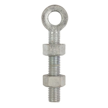 Adjustable galvanised gate eye