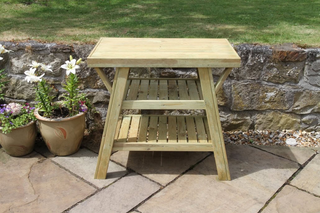 Zest BBQ Side Table Knight Fencing