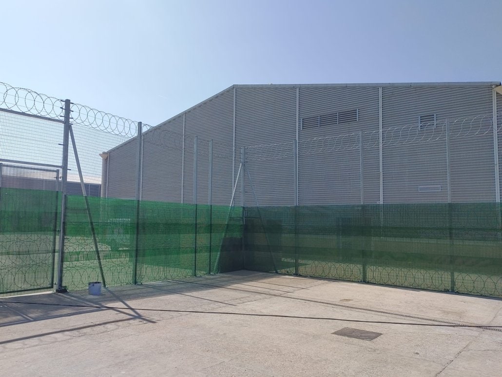Photo of security fencing for B&M Stores