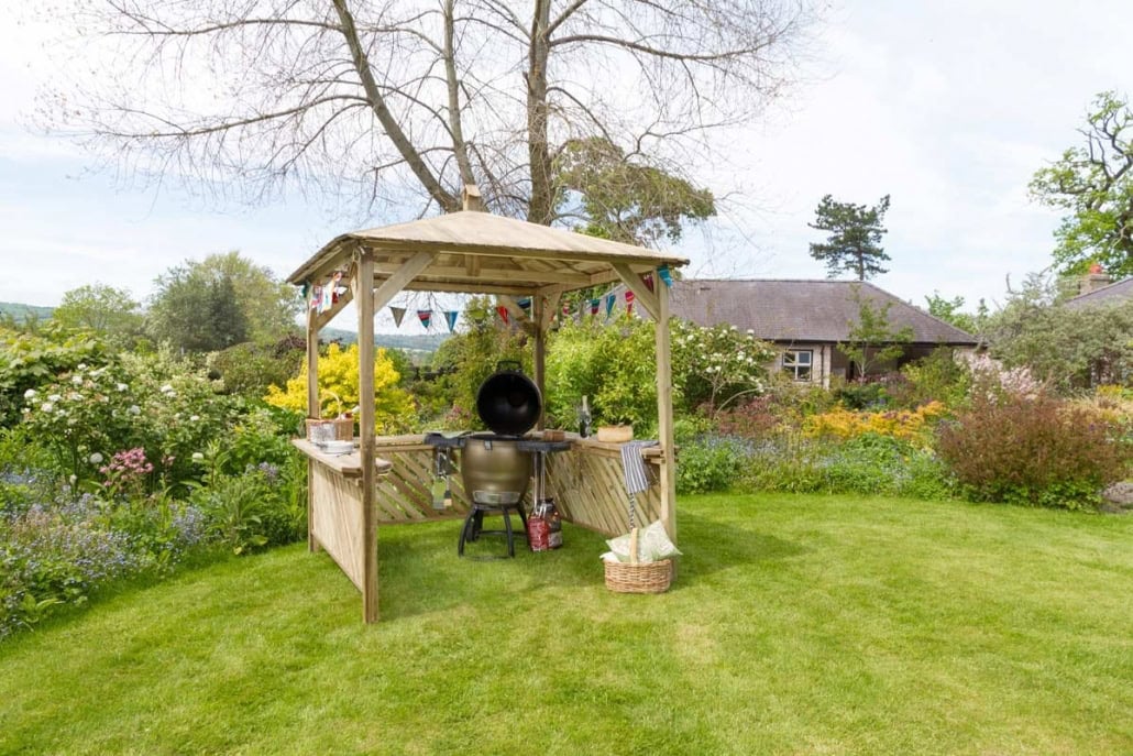 Wooden Garden Gazebo Buckingham wooden garden gazebo