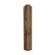Timber centre stump for fence rail support