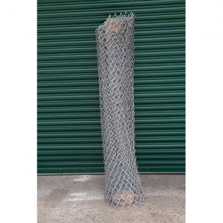 Photo of Galvanised Chain Link Fencing wrapped up