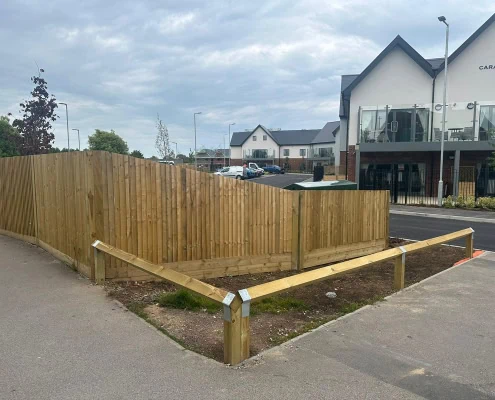 Closeboard Fencing installation