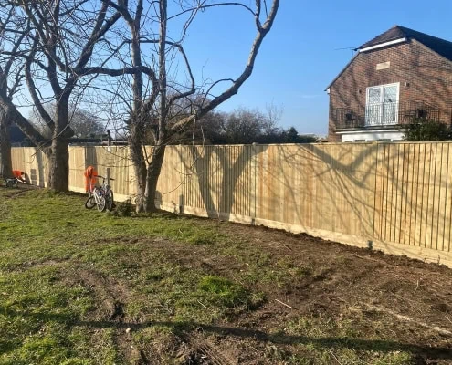 Closeboard Fencing installation