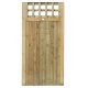 Wooden closeboard infill gate