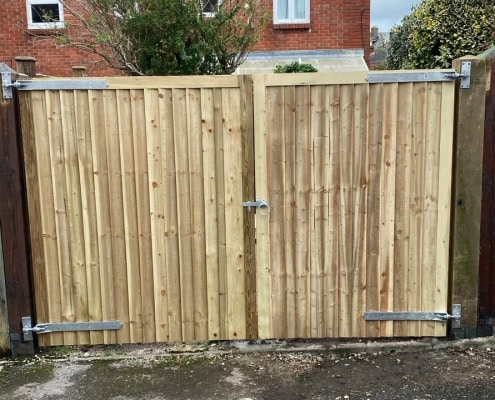 Closeboard Gate double fold
