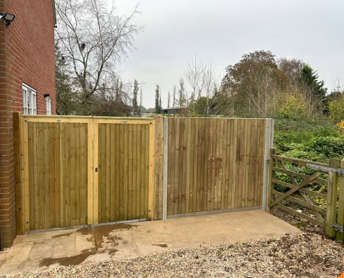 Closeboard Gate and fence panel