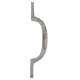 Galvanised D-handle for gates