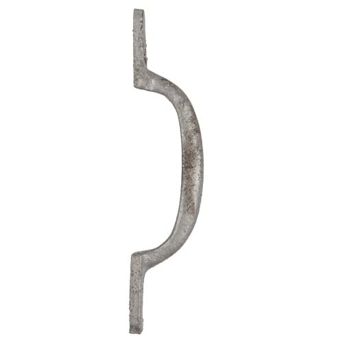 Galvanised D-handle for gates