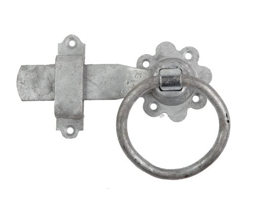 Ring Latch Galvanised ring latch for garden gates