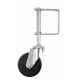 Galvanised gate wheel