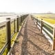 Photo of the fencing at Goodwood Motor Circuit installed by Knight Fencing