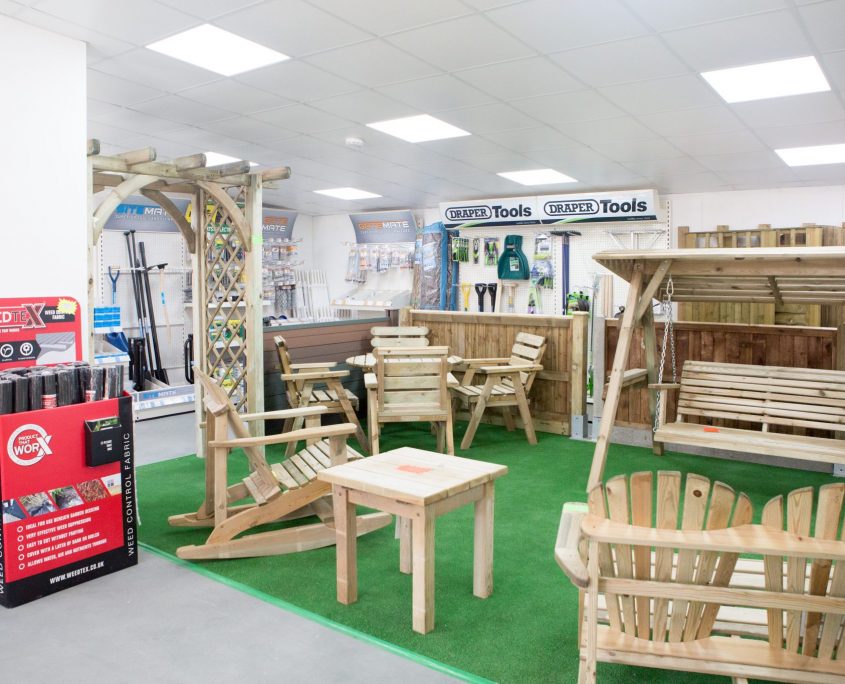 In store at Knight Fencing Chichester