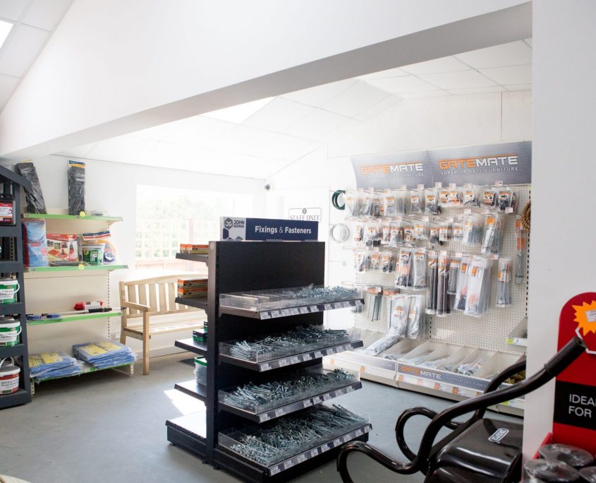 In store at Knight Fencing Chichester