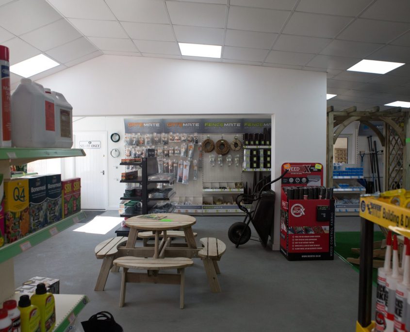 In store at Knight Fencing Chichester