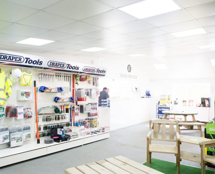 In store at Knight Fencing Chichester