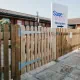 New fencing and gate supplied and installed by Knight Fencing at Sage House in Tangmere for the dementia support sensory garden.