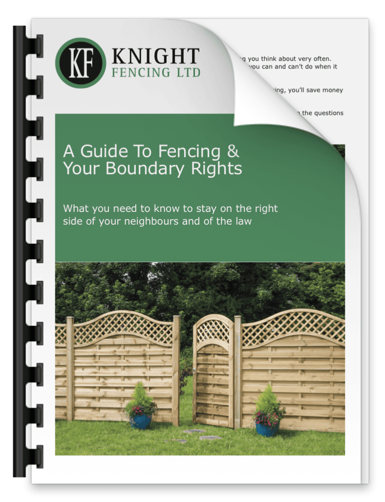 Garden And Land Boundary Fencing Guide Knight Fencing