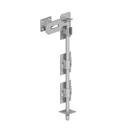 Lockable galvanised drop bolt