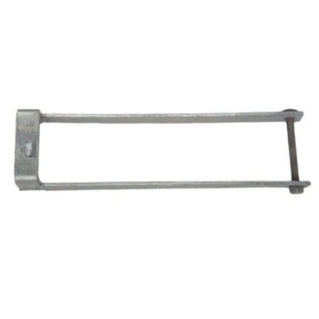 Galvanised loop over gate catch