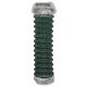 Green PVC-coated chain link fencing roll