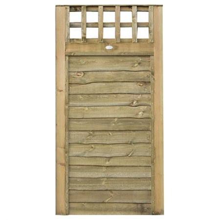 Wooden panel infill gate