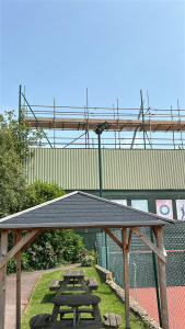 Photo of Bespoke Ball Stop Netting installed by fencing contractor Knight Fencing Ltd at Preston Lawn Tennis Club in Brighton