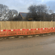 90m closeboard fencing installation for Highwood Group development in Rowlands Castle