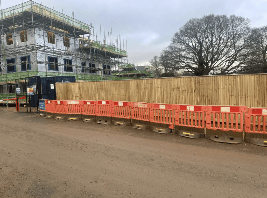 1950mm high build-on-site timber closeboard fence by Knight Fencing Ltd