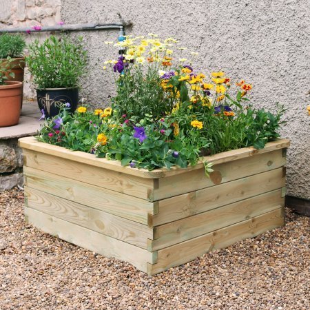 Zest Square Raised Bed Planter - Image 4