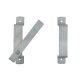 Galvanised slip rail bracket