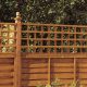 Photo of Square Trellis on top of a fence