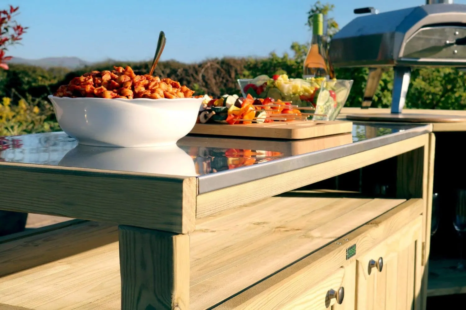 Zest Terraza Outdoor Kitchen Knight Fencing