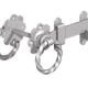 Twisted ring latch