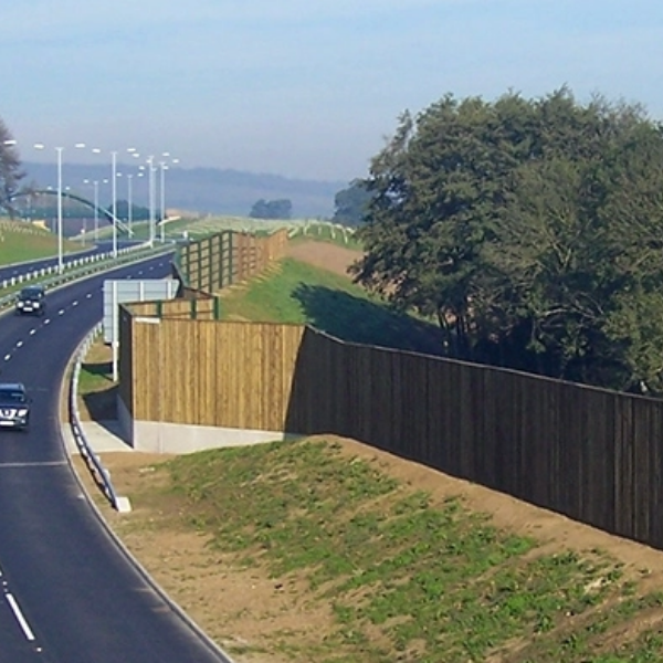 acoustic fencing for noisy highways