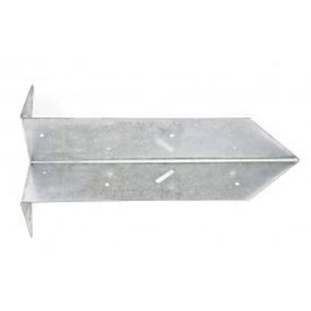 Galvanised steel arris rail bracket