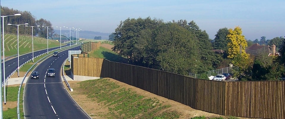 Highway Noise Barrier Acoustic Fencing Knight Fencing