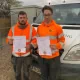 Liam & Lewis with their Fencing apprenticeship level 2 pass certificates