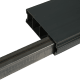 Reinforced steel rod for composite gravel boards